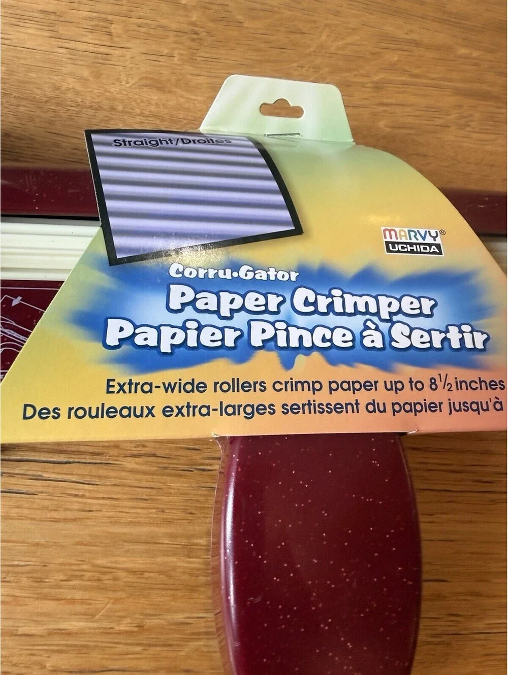 Paper Corrugator Crimper New With Tag 5 Patterns Fits 8.5” Paper